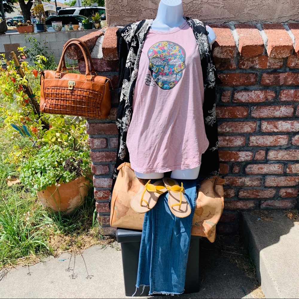 Large Vintage Gitano Map Duffel